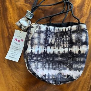 One of a kind unique Handmade fabric purse/pouch.